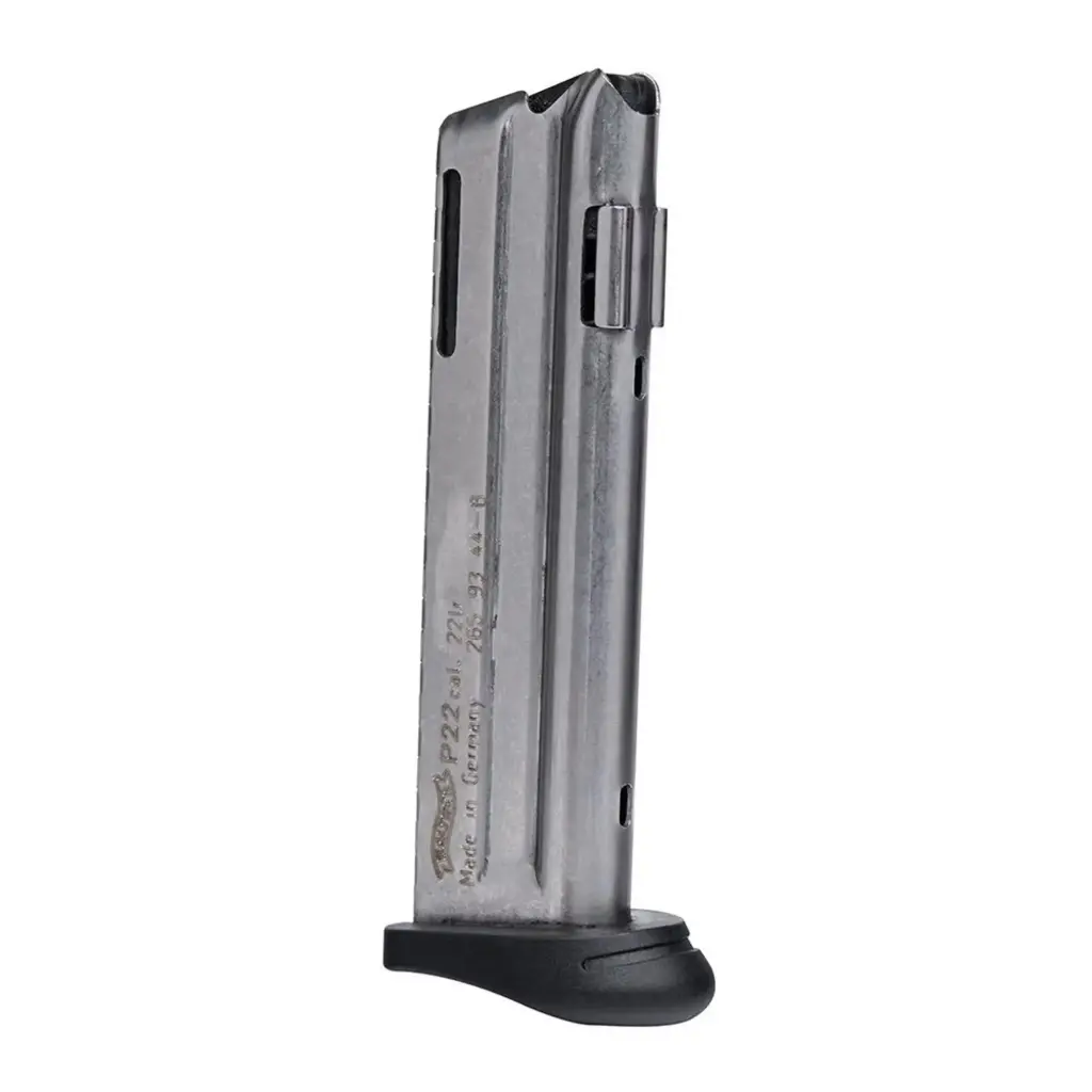Walther P22Q Magazin mit Verlängerung, 10 Schuss, .22LR