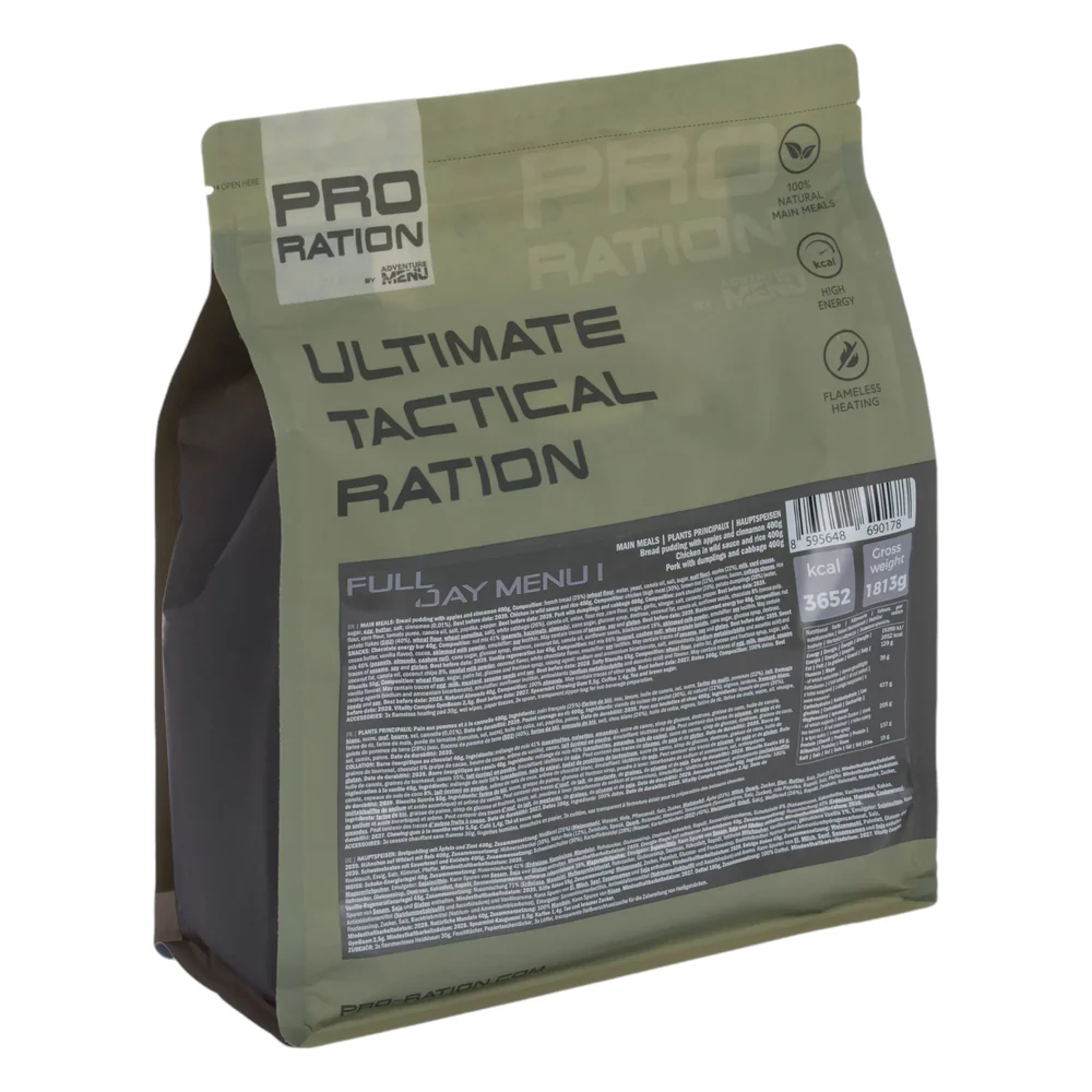 Ultimate Tactical Ration FULL DAY MENU I