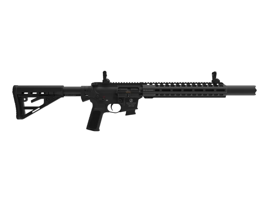 Schmeisser AR15-9 S4F SD Black - Integralschalldämpfer 9.92" 9mm Para