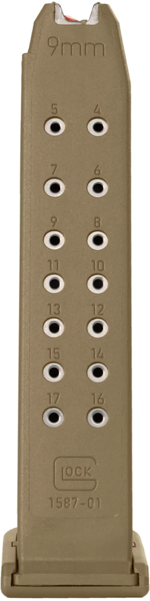 Glock Mod. G17 Gen5 FR coyote, 17 Schuss, Kal. 9x19