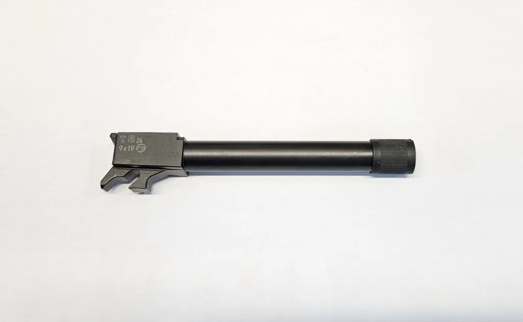 Lauf CZ P-09 9mm Para mit Gewinde 1/2-28 UNEF